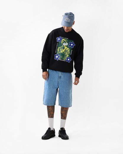  Dazed Crewneck, Black