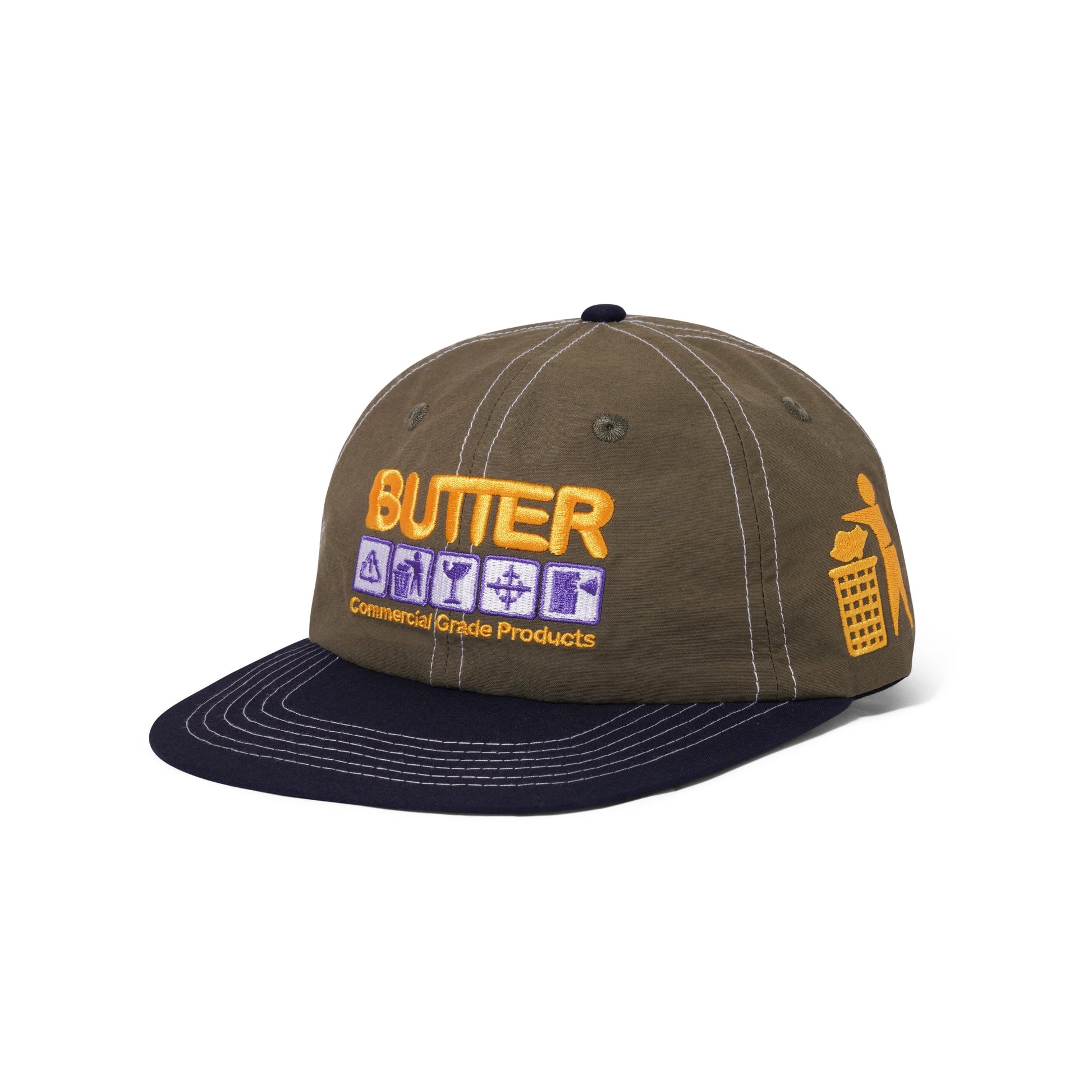  Symbols 6 Panel Cap, Army / Navy