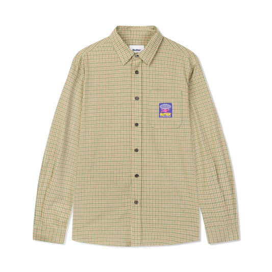  Terrain L/S Shirt, Cream / Forest
