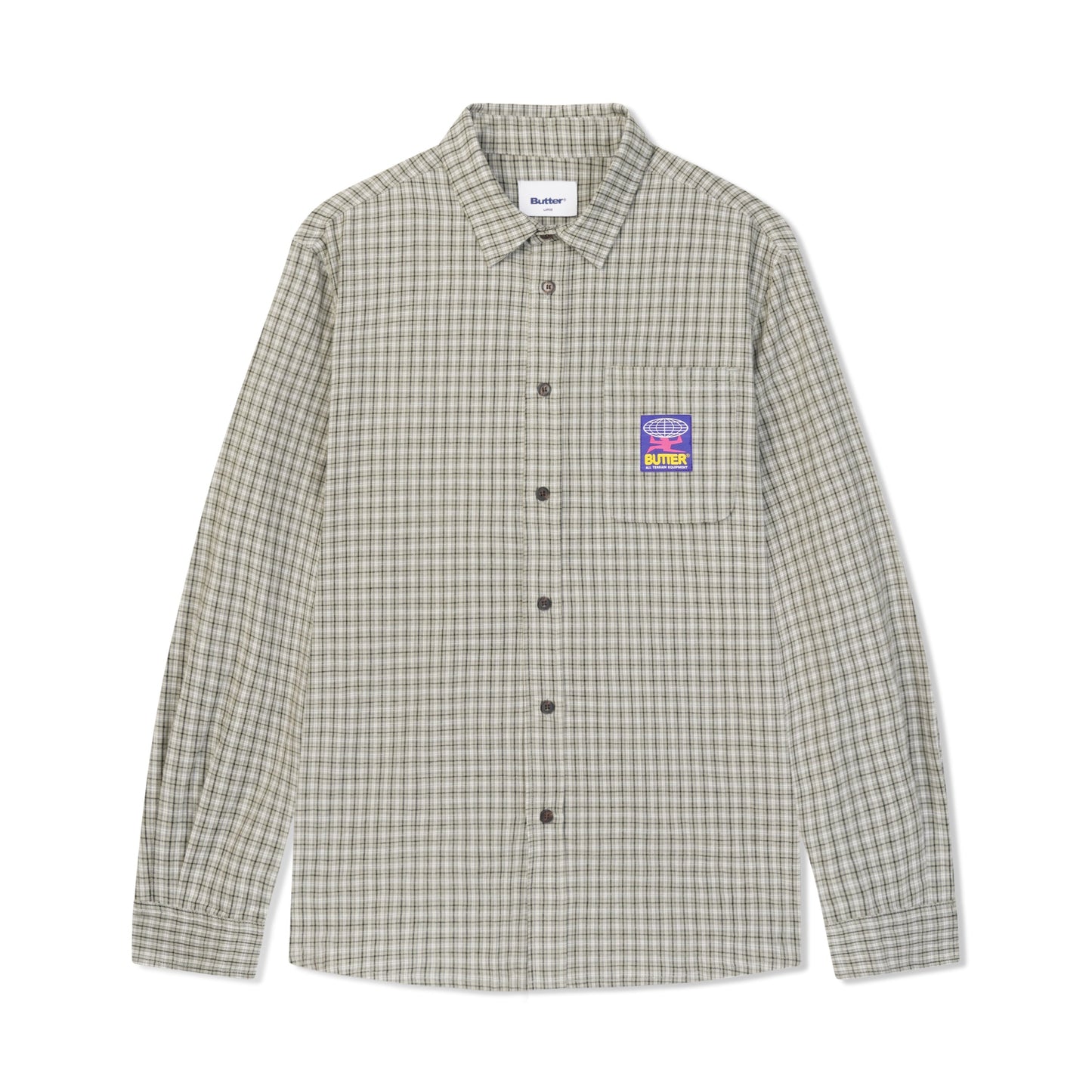  Terrain L/S Shirt, Grey / Black