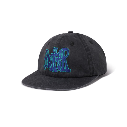  Tour 6 Panel Cap, Washed Black