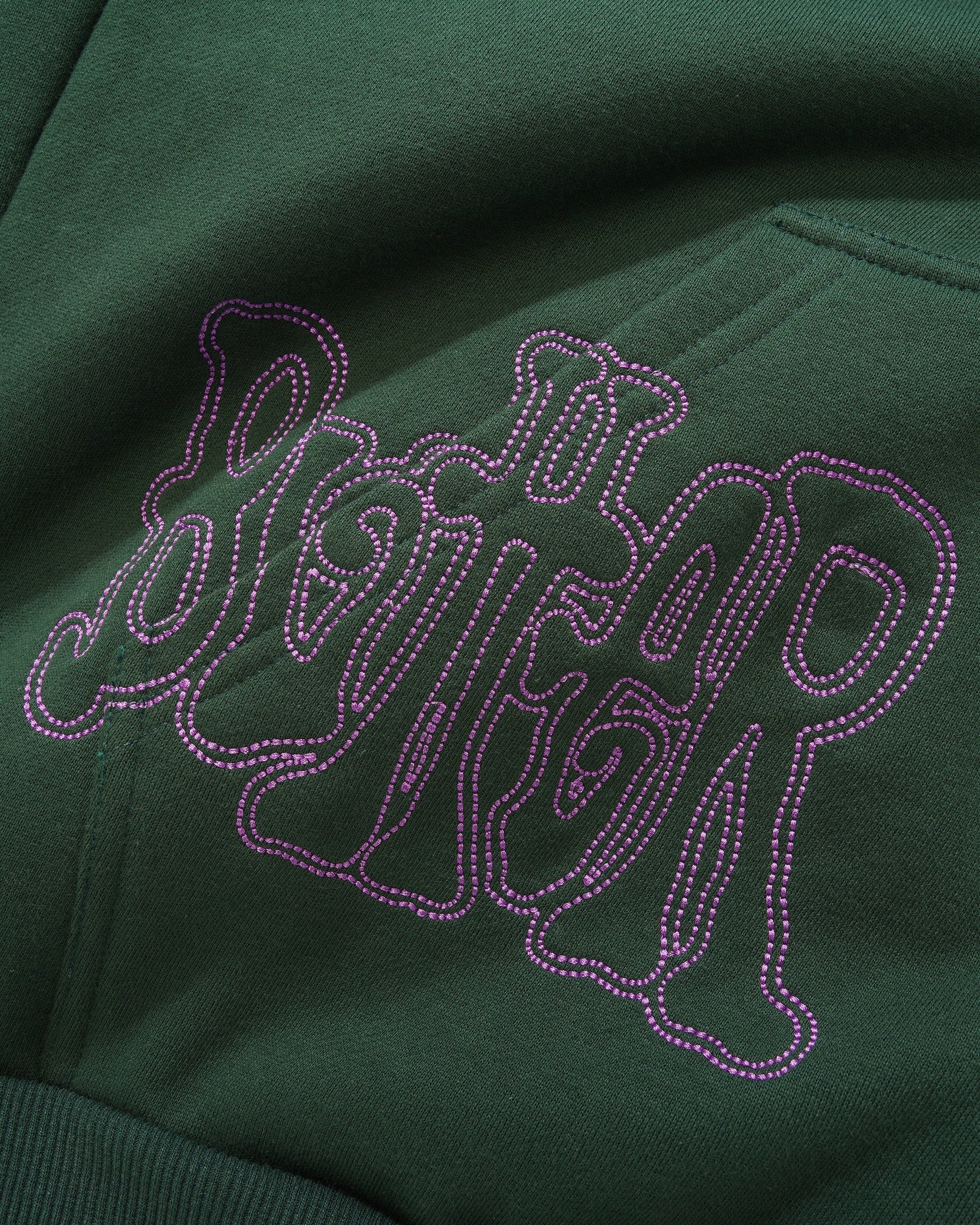  Tour Zip-Thru Hood, Dark Green