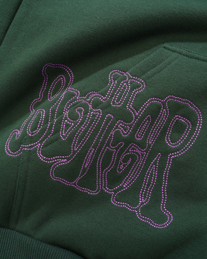  Tour Zip-Thru Hood, Dark Green