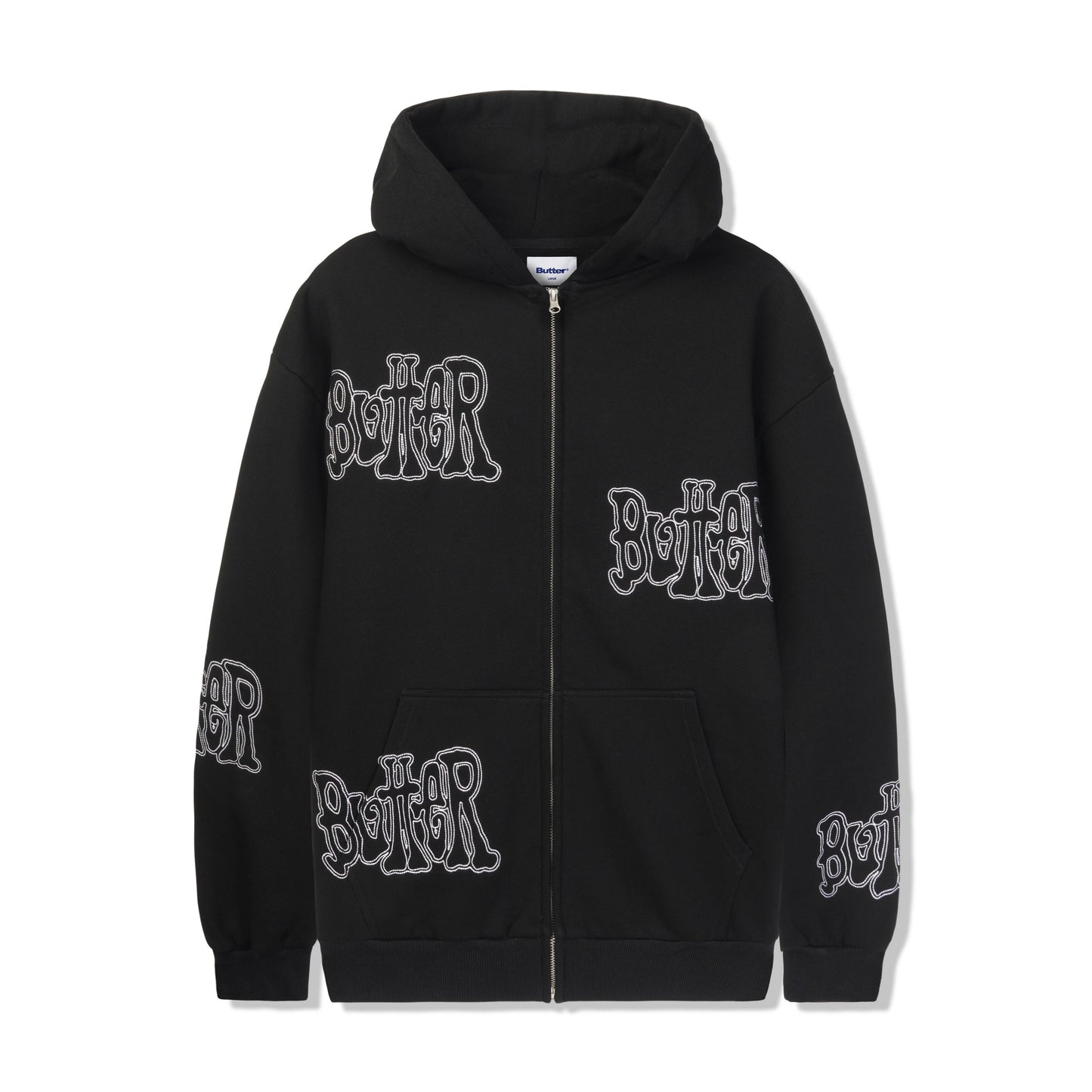  Tour Zip-Thru Hood, Black