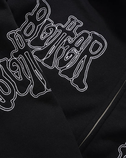 Tour Zip-Thru Hood, Black
