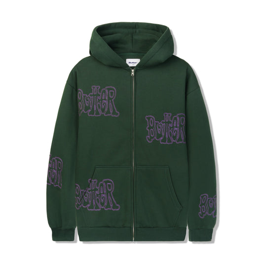  Tour Zip-Thru Hood, Dark Green