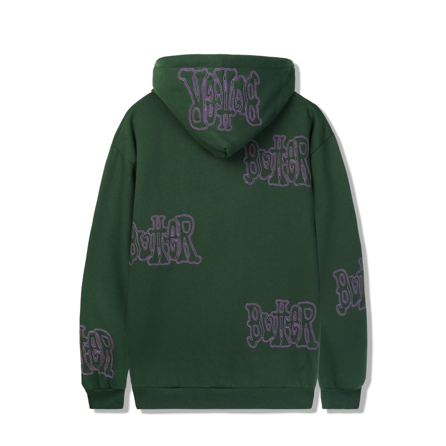  Tour Zip-Thru Hood, Dark Green