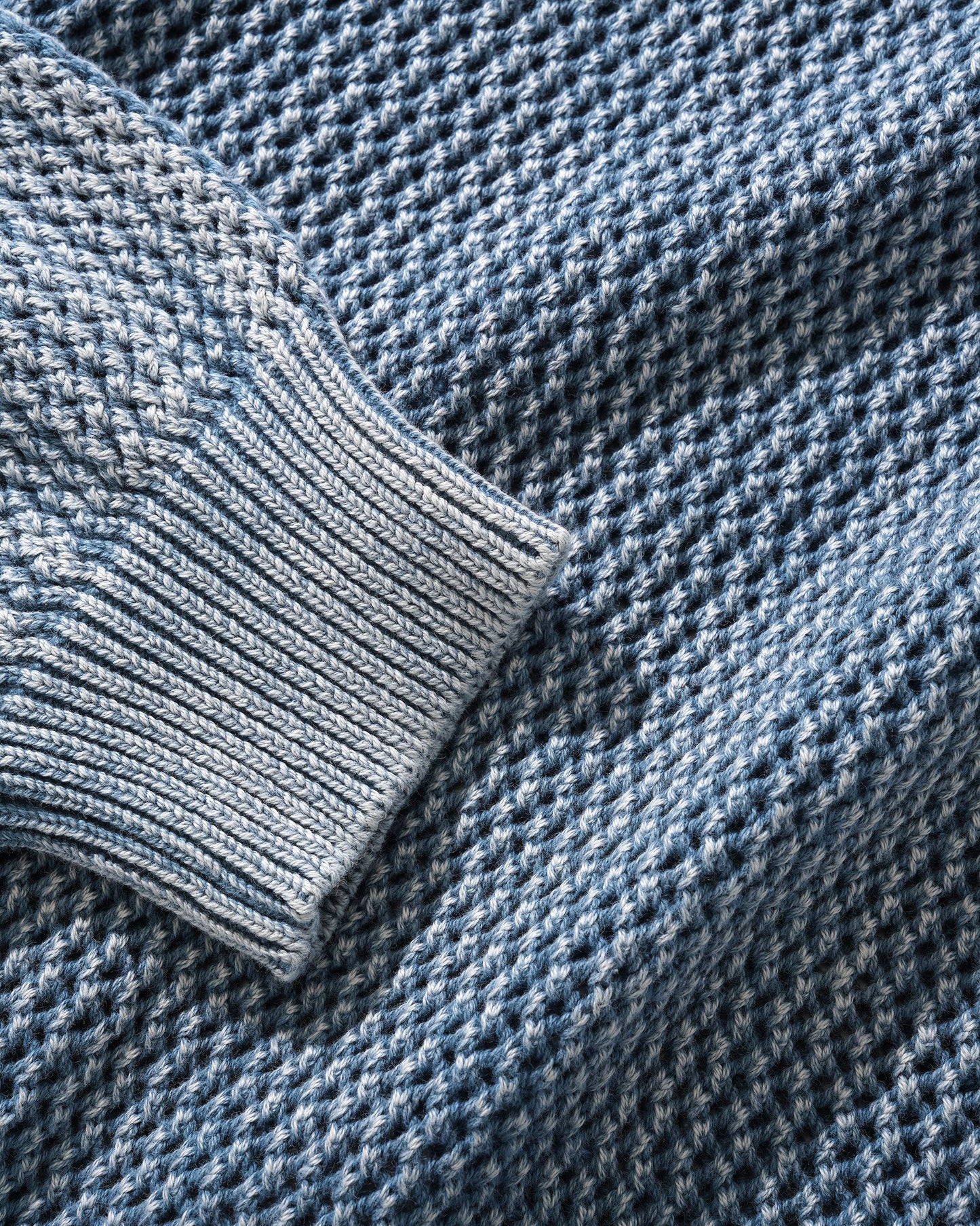  Washed Knitted Sweater, Washed Navy