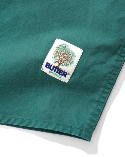  Washed Pocket L/S Shirt, Fern