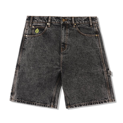  Weathergear Heavy Weight Denim Shorts, Gun Metal