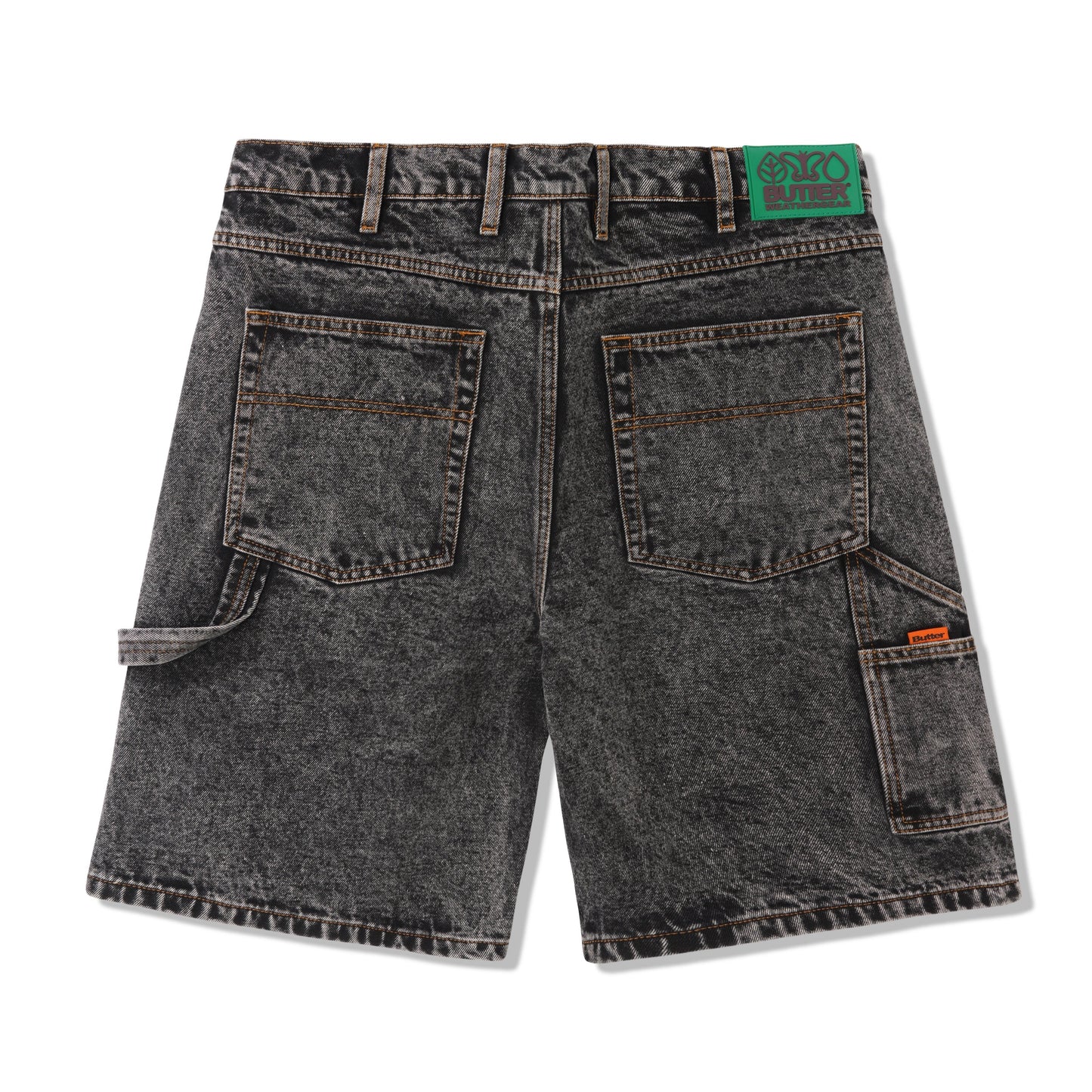  Weathergear Heavy Weight Denim Shorts, Gun Metal