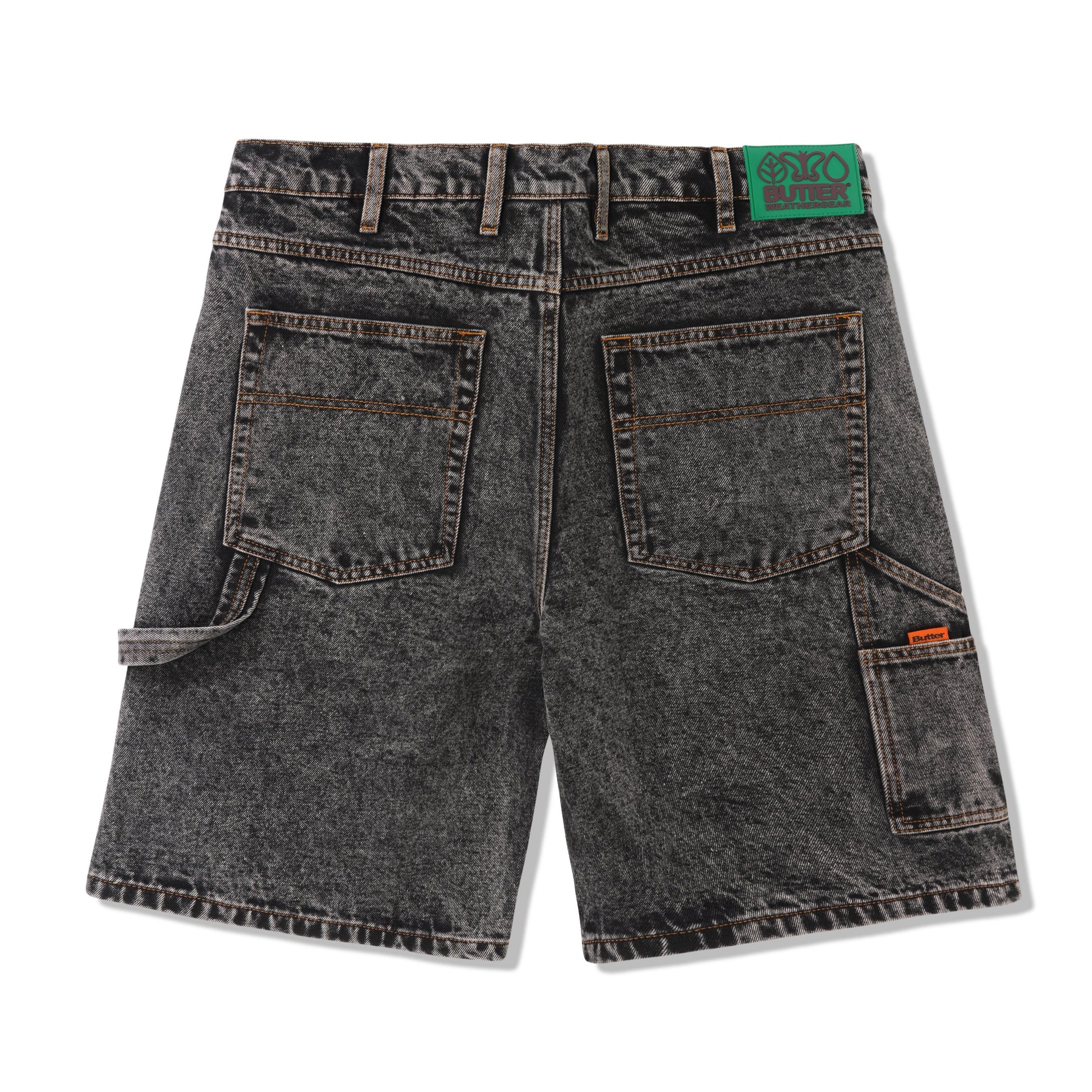  Weathergear Heavy Weight Denim Shorts, Gun Metal