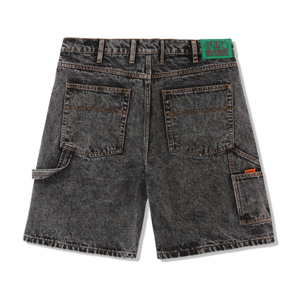  Weathergear Heavy Weight Denim Shorts, Gun Metal