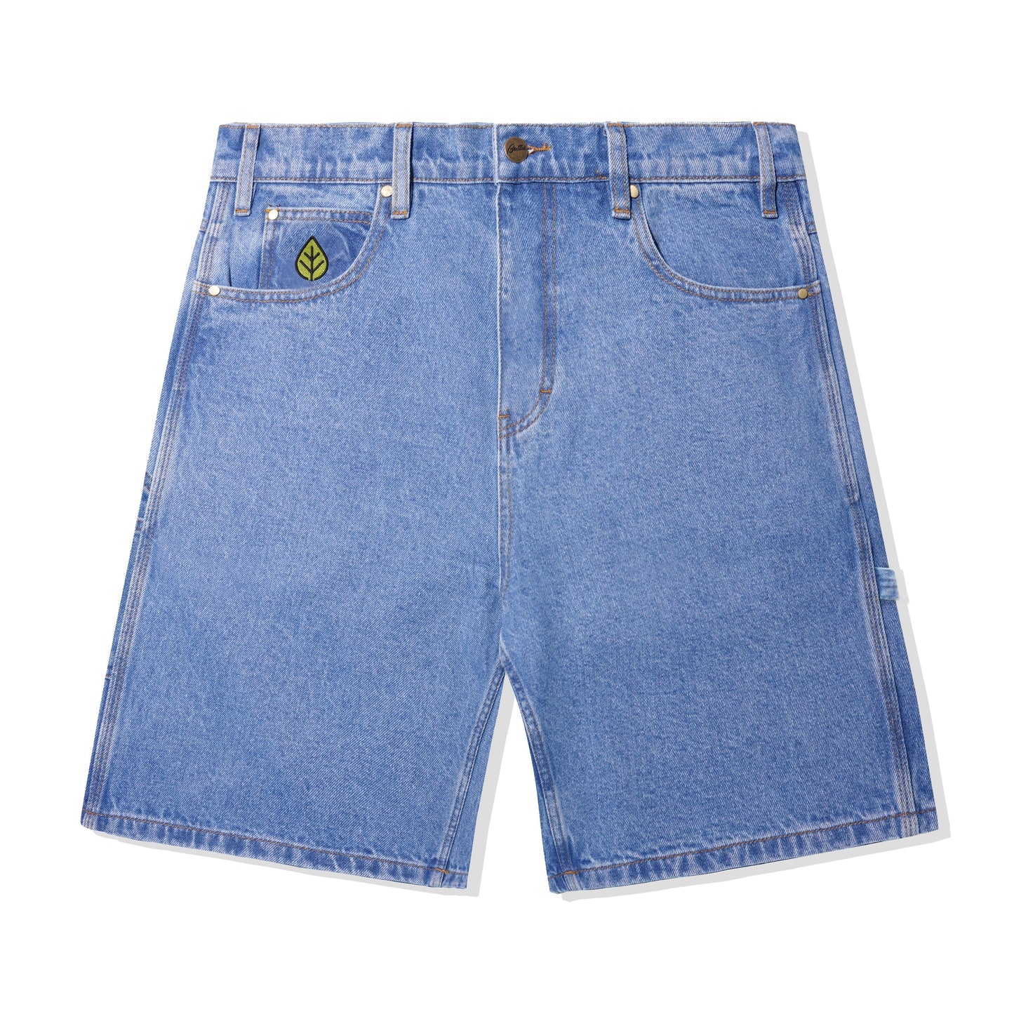 Weathergear Heavy Weight Denim Shorts, Washed Indigo