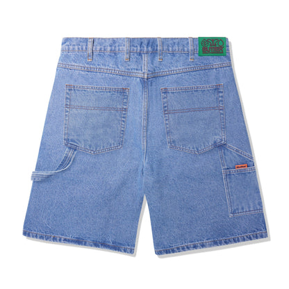  Weathergear Heavy Weight Denim Shorts, Washed Indigo
