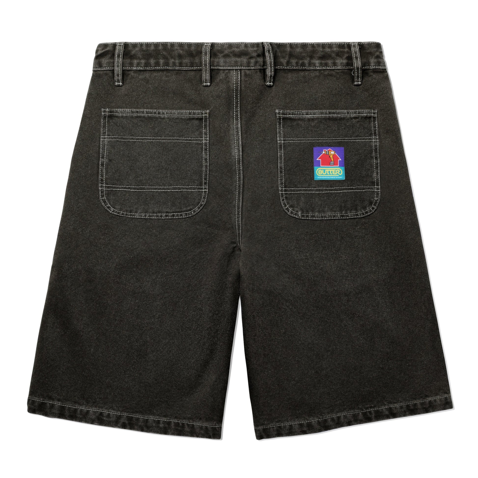  Work Shorts, Washed Black