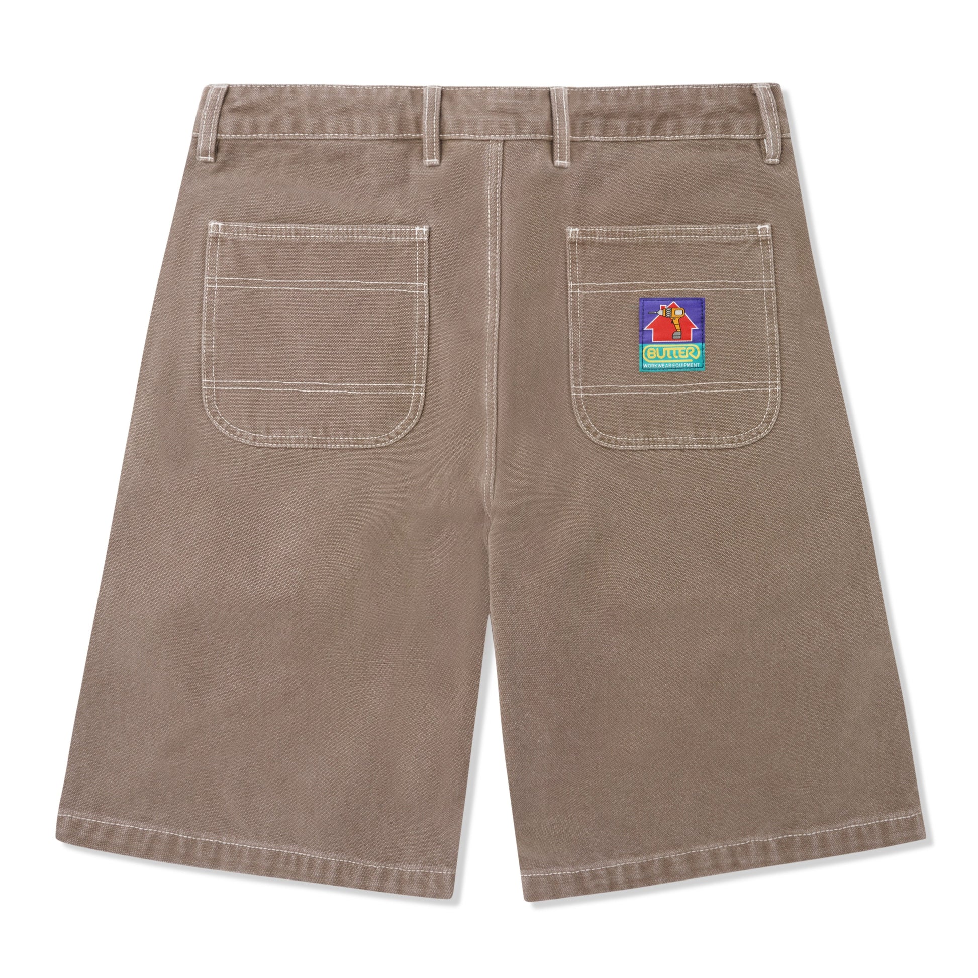 Work Shorts, Washed Brown