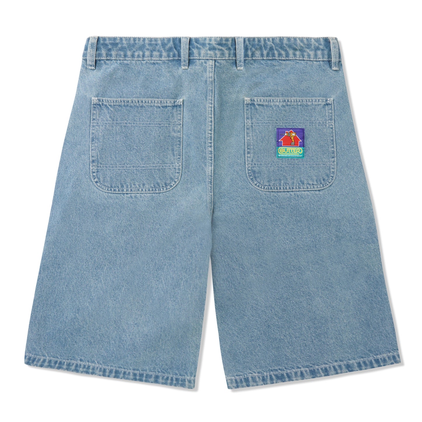  Work Shorts, Washed Indigo