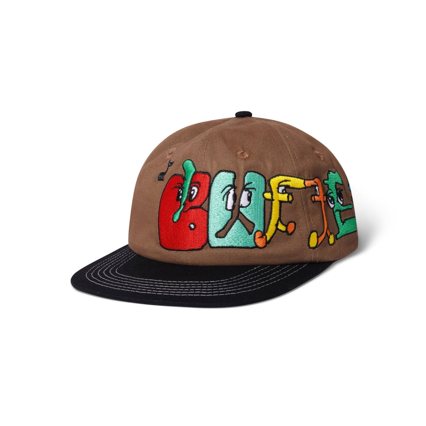  Zorched 6 Panel Cap, Brown / Black